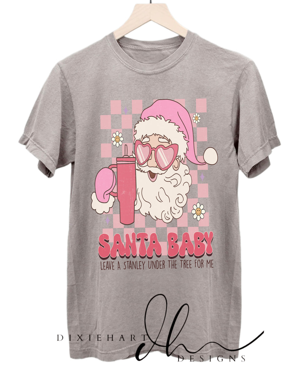 Santa Baby Shirt, Leave A Stanley Under The Tree Unisex T Shirt Sweater