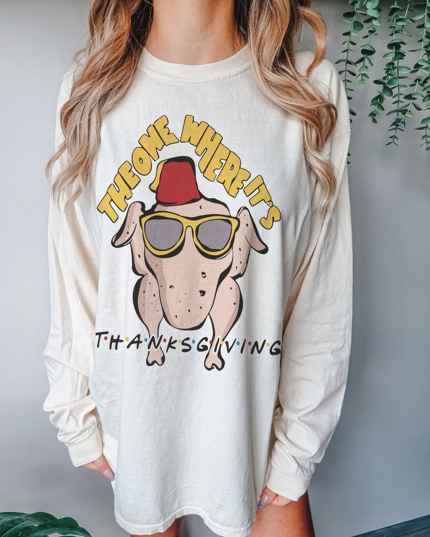 Thanksgiving Turkey Long Sleeve Tee