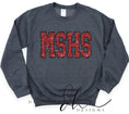 Load image into Gallery viewer, Glitter MSHS Sweatshirt
