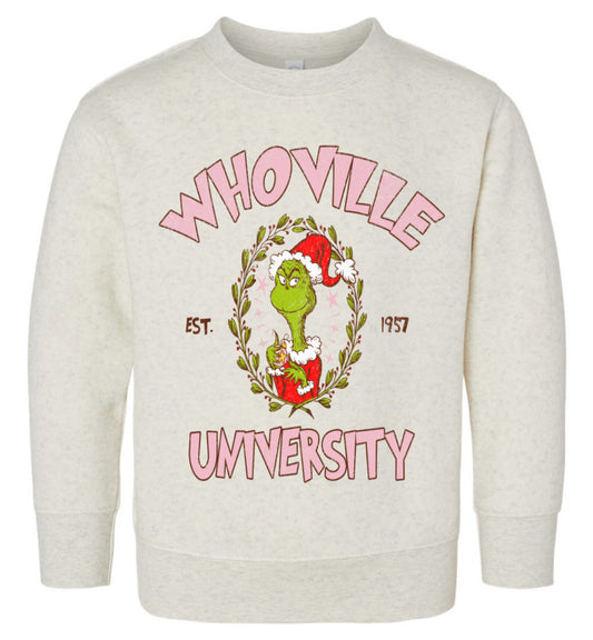 Whoville University Toddler Sweatshirt