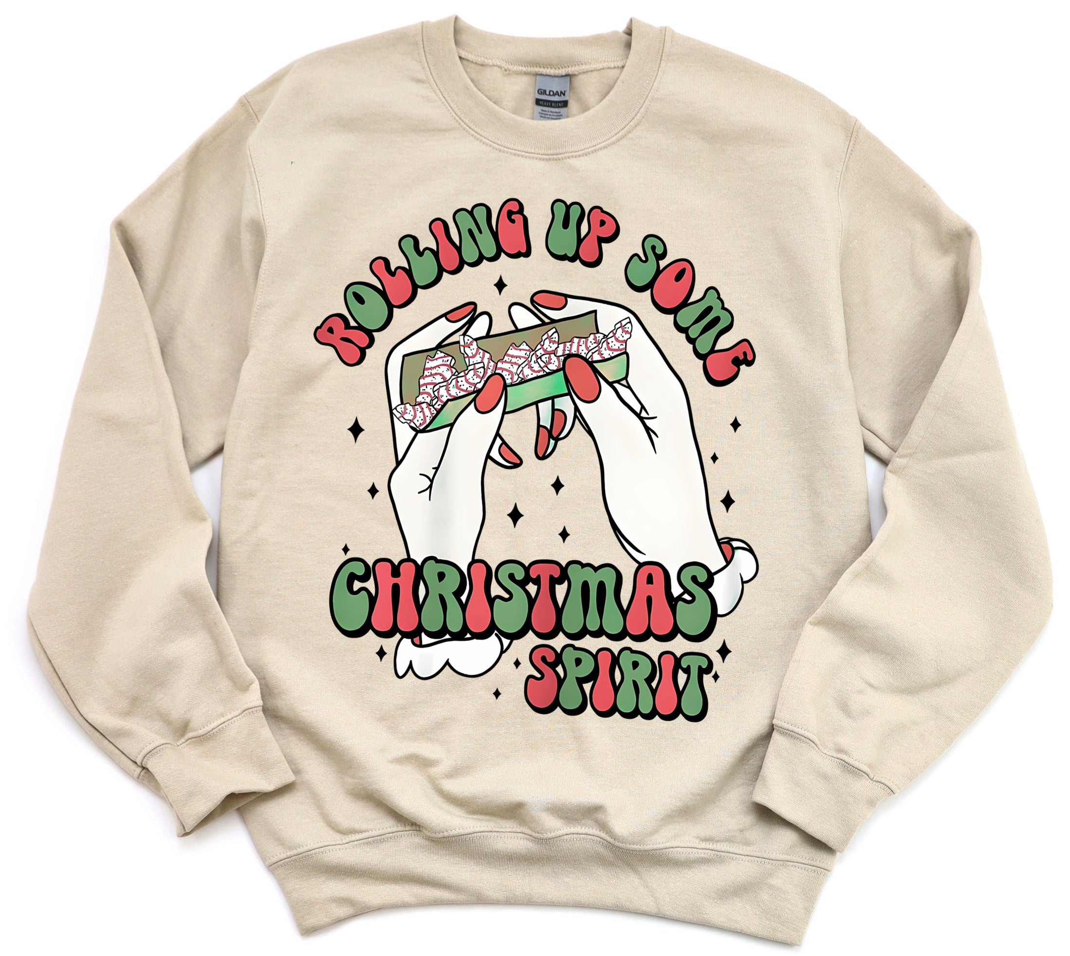 Rolling Christmas Spirit Sweatshirt