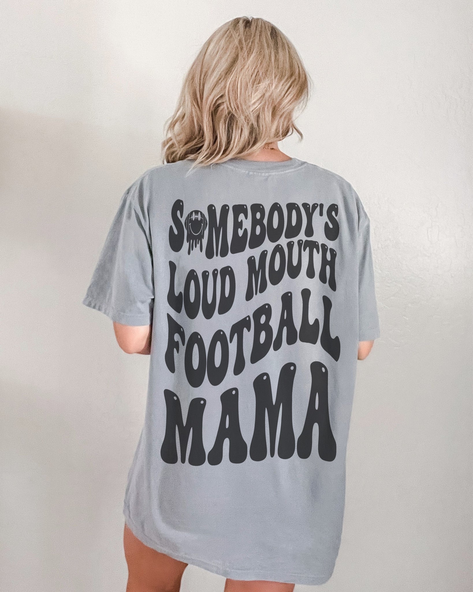 Retro Football Mom Shirt Somebody's Loud Mouth Football -  in 2023